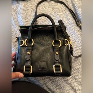 Dooney & Bourke Black Florentine Nano Satchel